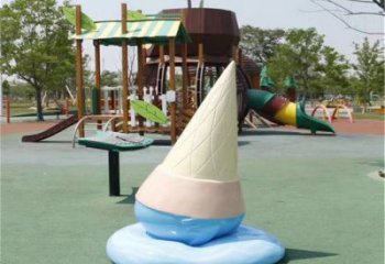 幾何雪糕雕塑 飯店雪糕雕塑 冷飲主題擺件