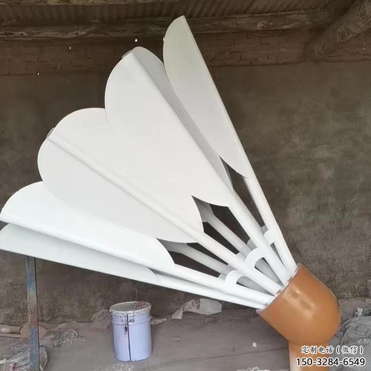 仿真羽毛球雕塑 酒店公園雕塑 風(fēng)景區(qū)擺件