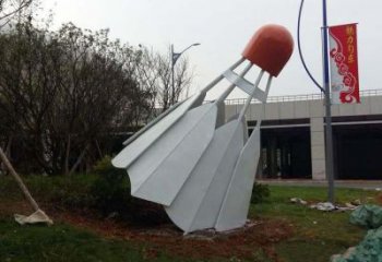 水景羽毛球雕塑 風景區幾何雕塑 廣場小品