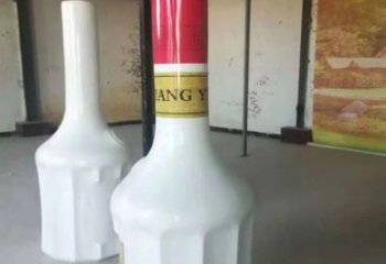 彩繪瓶子雕塑 仿真景觀雕塑 步行街擺件