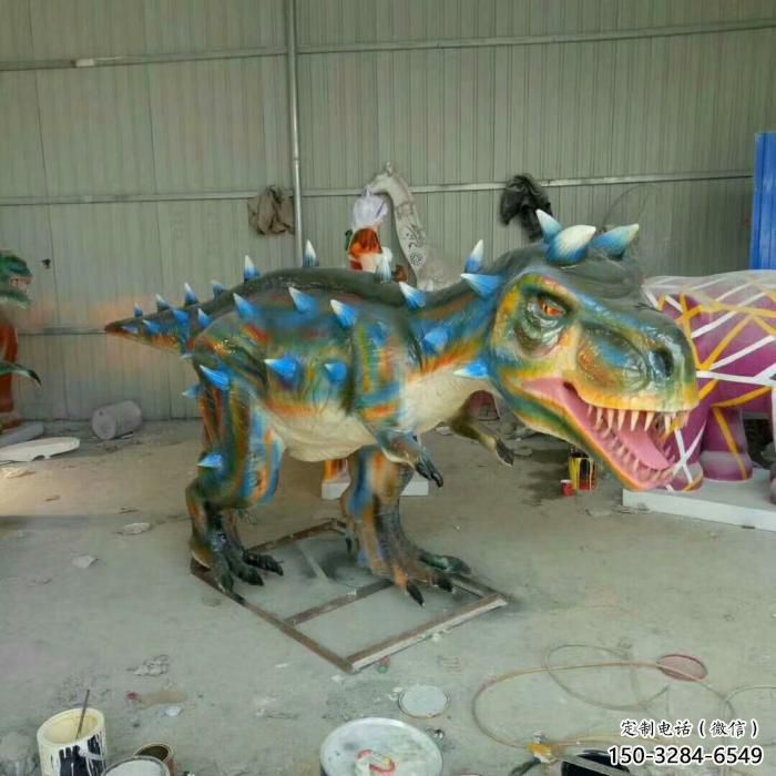 玻璃鋼廣場恐龍雕塑 公園仿真雕塑 抽象擺件