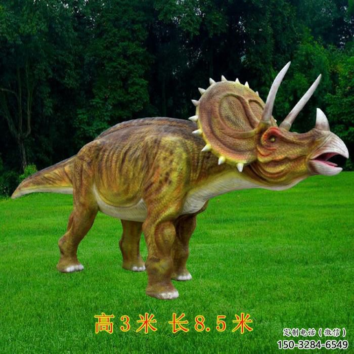 園林恐龍雕塑 風景區玻璃鋼仿真雕塑 廣場小品