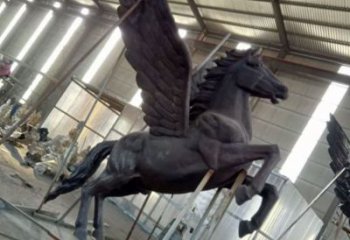 大型飛馬銅雕塑 門口創(chuàng)意雕塑 售樓處小品