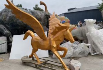 風景區玻璃鋼飛馬雕塑 售樓處廣場雕塑 仿古擺件