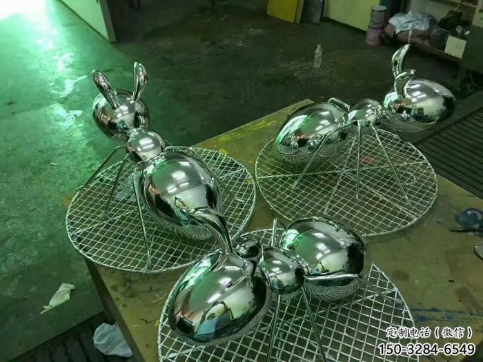 不銹鋼仿真螞蟻雕塑 酒店公園雕塑 風景區(qū)擺件