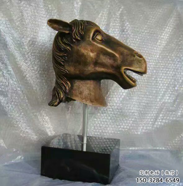 抽象十二生肖銅雕塑 店門口彩繪雕塑 步行街擺件