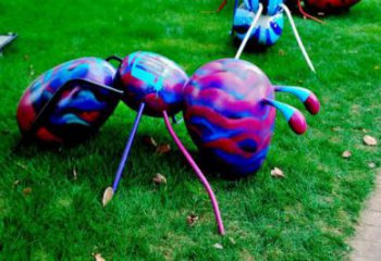 玻璃鋼酒店螞蟻雕塑 庭院仿真雕塑 彩繪小品