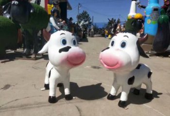 商業(yè)街玻璃鋼小狗雕塑 售樓處雕塑 動(dòng)物擺件