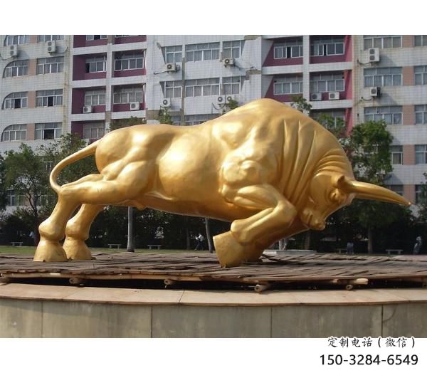 風景區開荒牛銅雕塑 售樓處廣場雕塑 仿古擺件