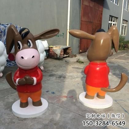 園林玻璃鋼老虎雕塑 城市廣場雕塑 步行街?jǐn)[件