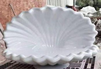 水景玻璃鋼貝殼雕塑 風(fēng)景區(qū)幾何雕塑 廣場(chǎng)小品