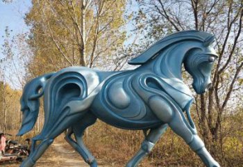 仿真銅駿馬雕塑 店門口園林雕塑 動物小品