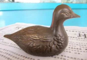 鴨子雕塑廠家，仿真動物， 公園廣場街頭擺件 (3)