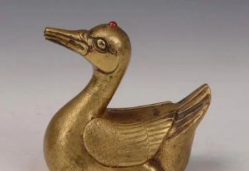 鴨子雕塑廠家，仿真動物， 公園廣場街頭擺件 (6)