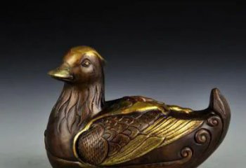 鴨子雕塑廠家，仿真動物， 公園廣場街頭擺件 (8)