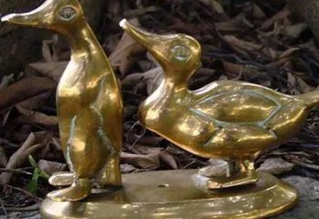 鴨子雕塑廠家，仿真動(dòng)物， 公園廣場(chǎng)街頭擺件 (11)