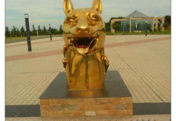 不銹鋼生肖雕塑，鍍鈦工藝，公園廣場戶外擺放 (4)