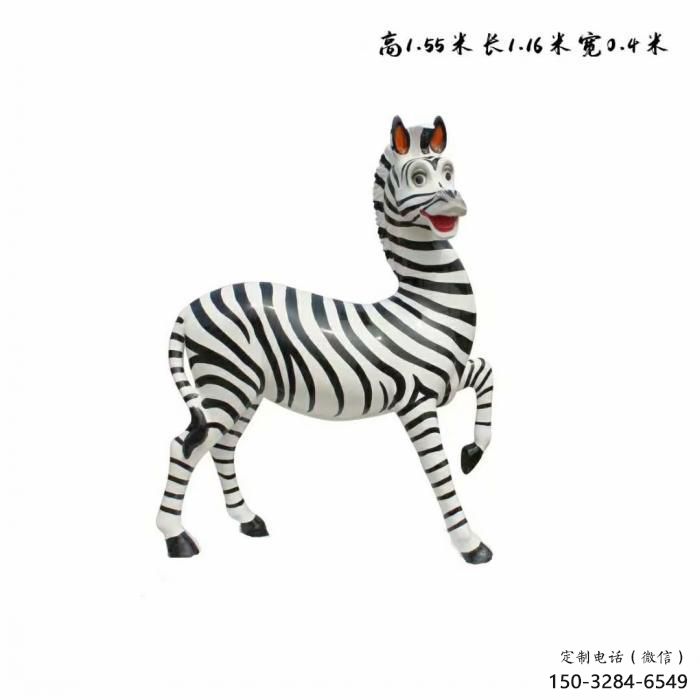 大型斑馬雕塑 門口創意雕塑 售樓處小品