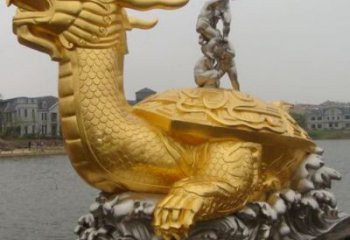 銅烏龜?shù)袼芗庸S，神獸動物，仿古公園廣場擺件