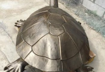 古銅色烏龜雕塑 大型城市雕塑 商業街擺件
