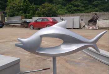 彩繪玻璃鋼劍魚雕塑，海洋生物雕塑，廣場大型雕塑