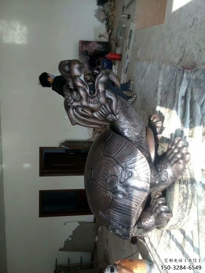 提供海龜雕塑，神獸動物擺件，鑄銅工藝制作