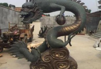 提供抽象龍頭雕塑，鑄銅動物雕塑，房地產(chǎn)售樓處擺件