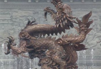 制作龍頭雕塑廠家，鑄銅動物雕塑，房地產售樓處擺件