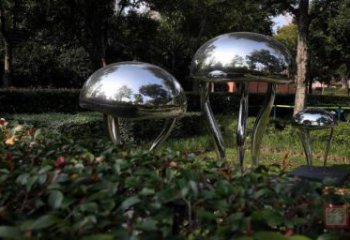 廣場不銹鋼水母雕塑 公園仿真雕塑 抽象擺件