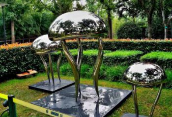 不銹鋼水景水母雕塑 風景區幾何雕塑 廣場小品