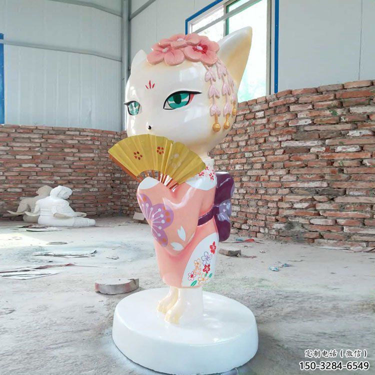 風景區狐貍雕塑廠家 售樓處廣場雕塑 仿古擺件