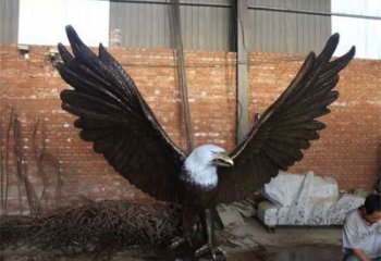風(fēng)景區(qū)銅老鷹雕塑 售樓處廣場雕塑 仿古擺件
