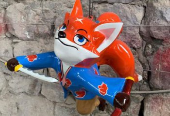 水景狐貍雕塑廠家 風景區(qū)幾何雕塑 廣場小品