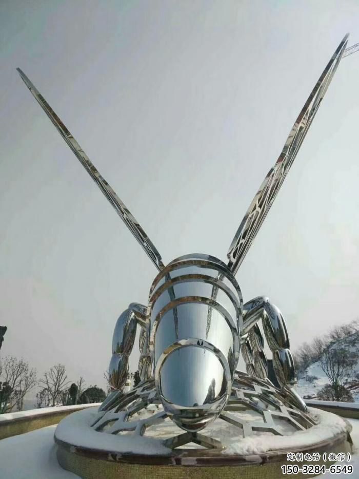 城市蜜蜂雕塑廠家 風(fēng)景區(qū)彩繪雕塑 抽象擺件