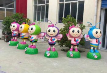 店門口蜜蜂雕塑廠家 創意景觀雕塑 仿真擺件