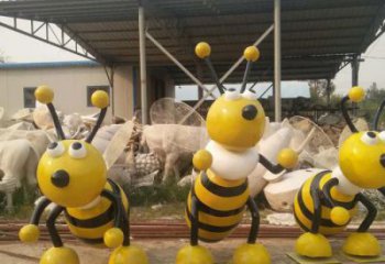 公園蜜蜂雕塑 酒店門口雕塑 彩繪擺件