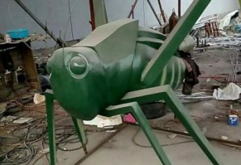 仿真蟈蟈雕塑 店門口園林雕塑 動物小品