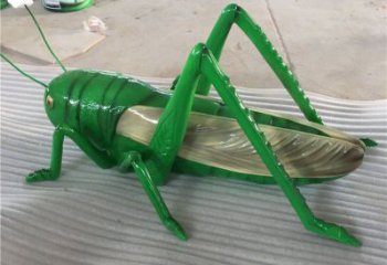 大型蟈蟈雕塑 商業街廣場雕塑 彩繪擺件