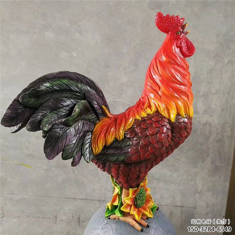 小區(qū)小雞雕塑，抽象系列，網(wǎng)格工藝