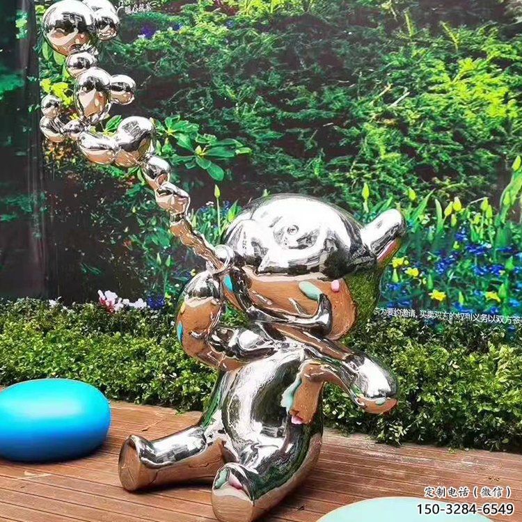 室內小貓雕塑，動物小品，鐵藝工藝