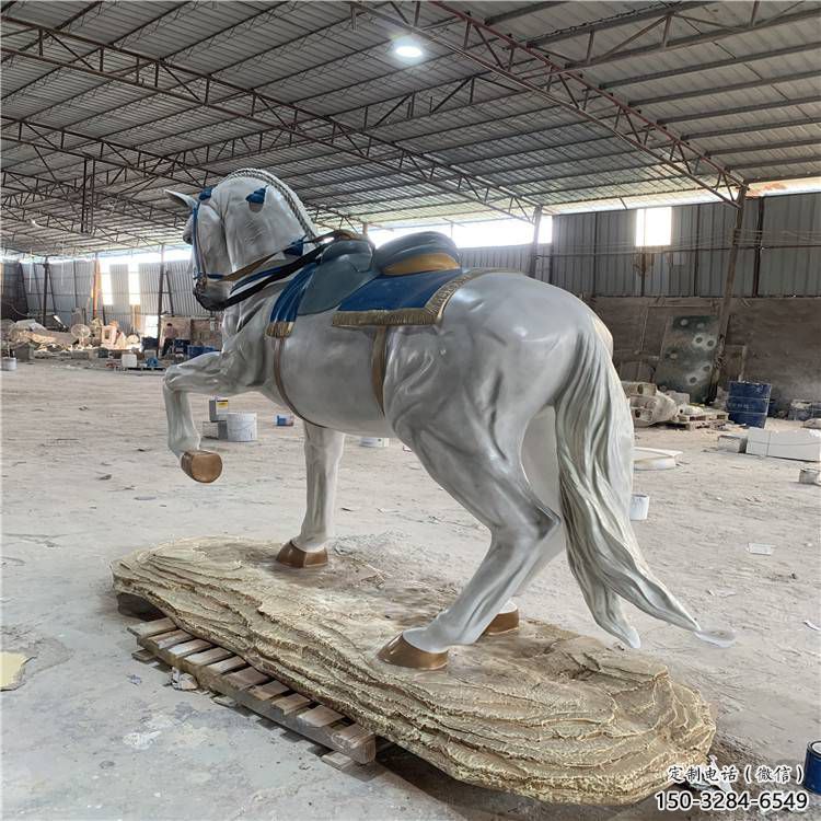 室內戰馬雕塑，景觀題材，仿真效果工藝