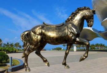 農村小馬雕塑，動物題材，仿真工藝