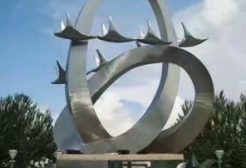 大型大雁雕塑 步行街宣傳雕塑 仿真擺件