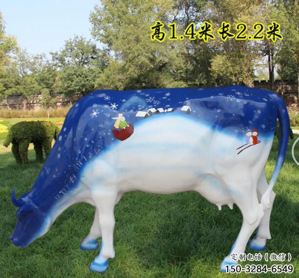 大型公牛雕塑 商業(yè)街廣場(chǎng)雕塑 古銅色擺件