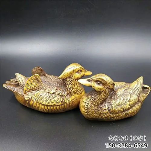 水景鴛鴦雕塑 風景區幾何雕塑 廣場小品