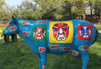 廣場(chǎng)公牛雕塑 公園仿真雕塑 抽象擺件