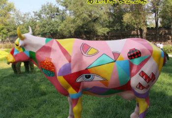 公牛雕塑廠家 售樓處仿真雕塑 彩繪小品雕塑