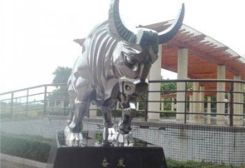 公園黃牛雕塑，廣場(chǎng)園林主題，仿古工藝