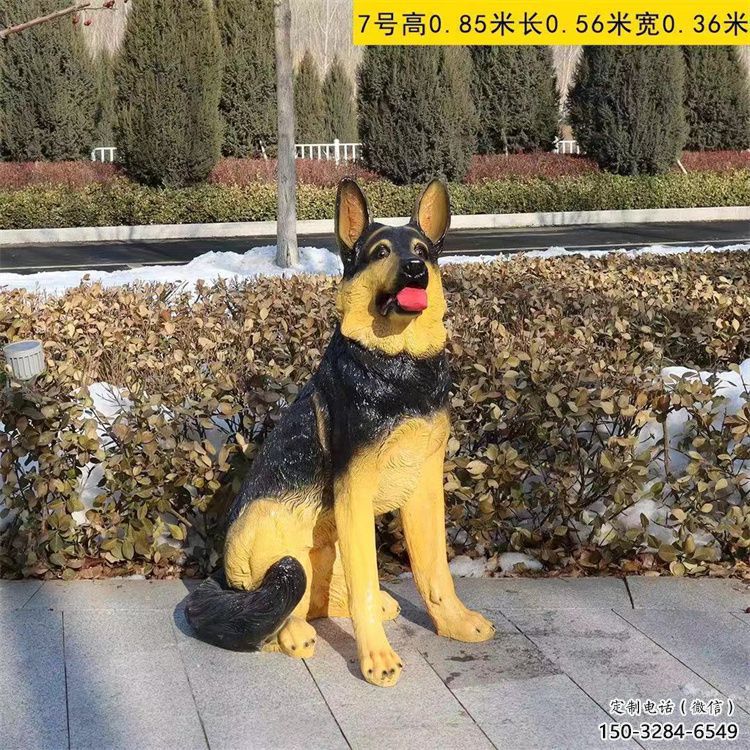 飯店哈巴狗雕塑，鍍金歐式雕塑，鍍金工藝