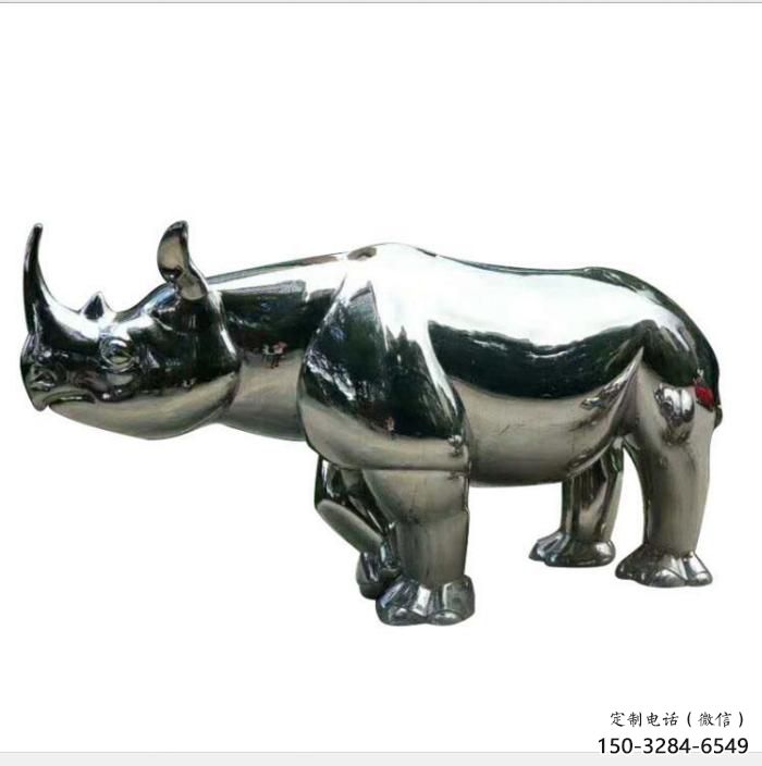 房地產(chǎn)犀牛雕塑，仿古動漫雕塑，噴砂制造